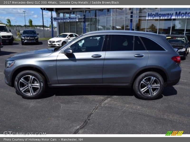 Selenite Grey Metallic / Saddle Brown/Black 2017 Mercedes-Benz GLC 300 4Matic