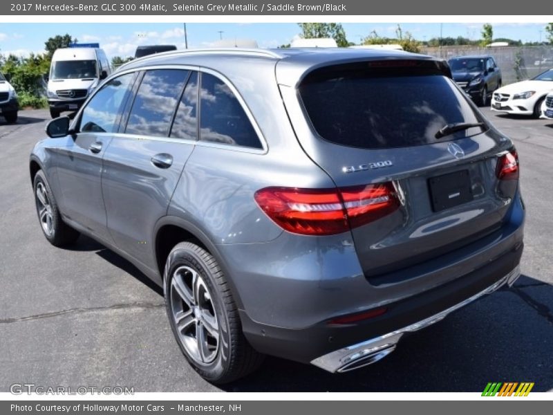 Selenite Grey Metallic / Saddle Brown/Black 2017 Mercedes-Benz GLC 300 4Matic