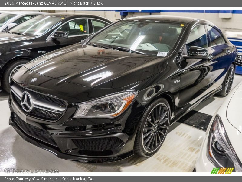 Night Black / Black 2016 Mercedes-Benz CLA 45 AMG