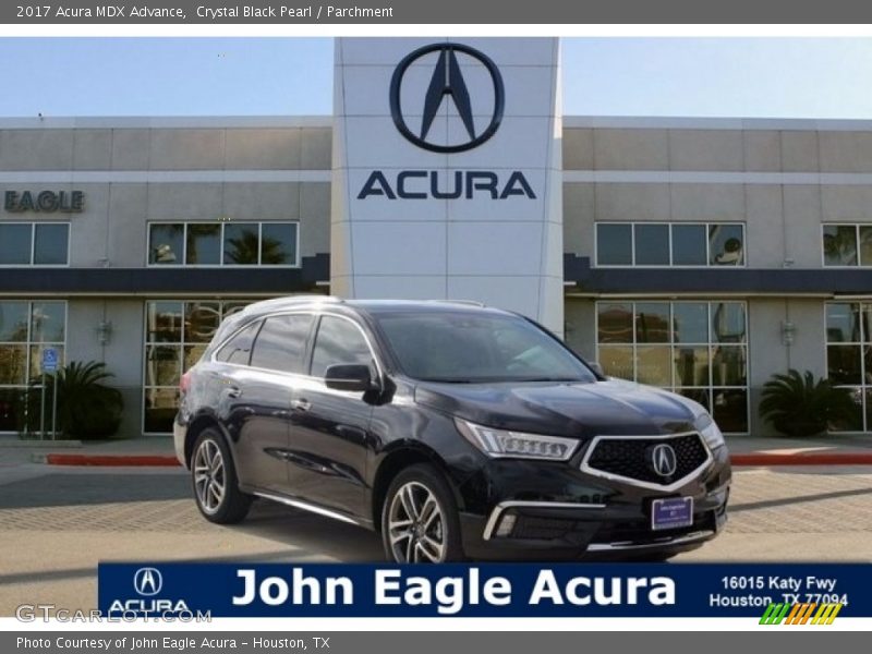Crystal Black Pearl / Parchment 2017 Acura MDX Advance