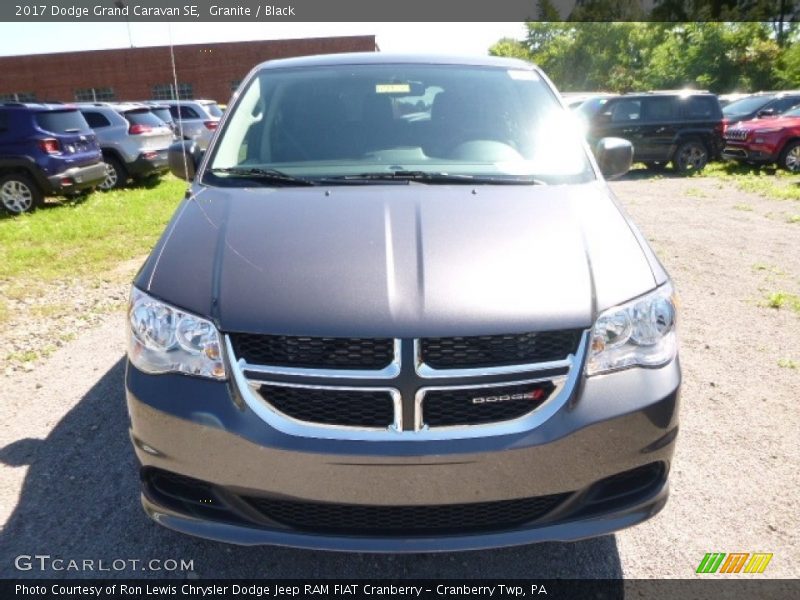 Granite / Black 2017 Dodge Grand Caravan SE