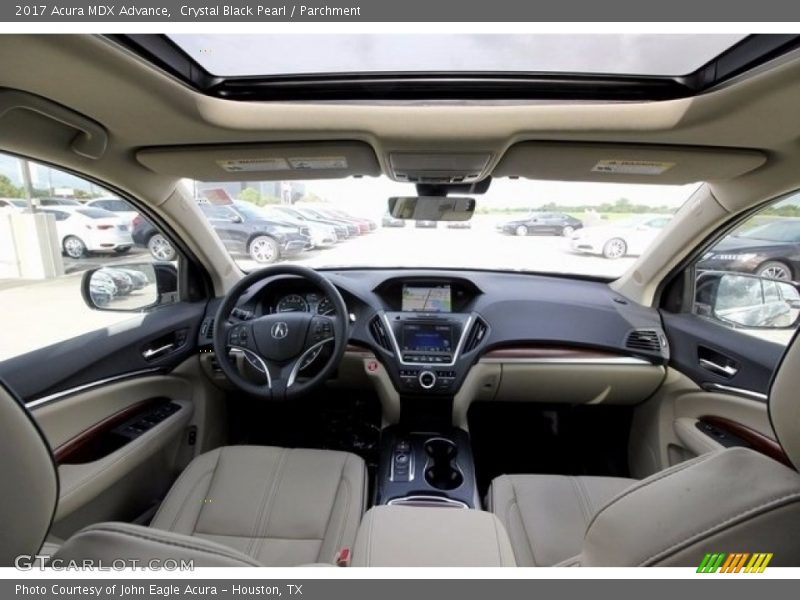 Crystal Black Pearl / Parchment 2017 Acura MDX Advance