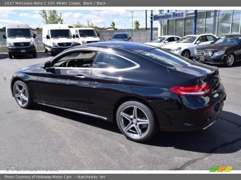 Black / Black 2017 Mercedes-Benz C 300 4Matic Coupe