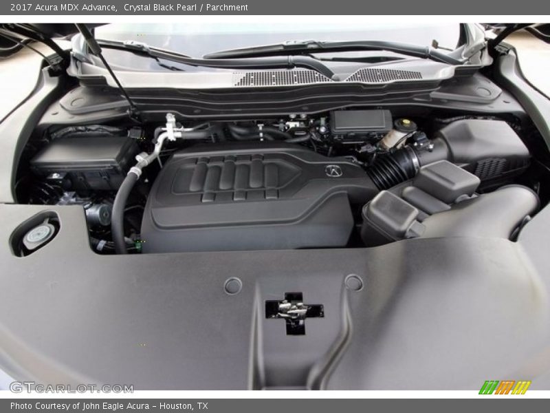 Crystal Black Pearl / Parchment 2017 Acura MDX Advance