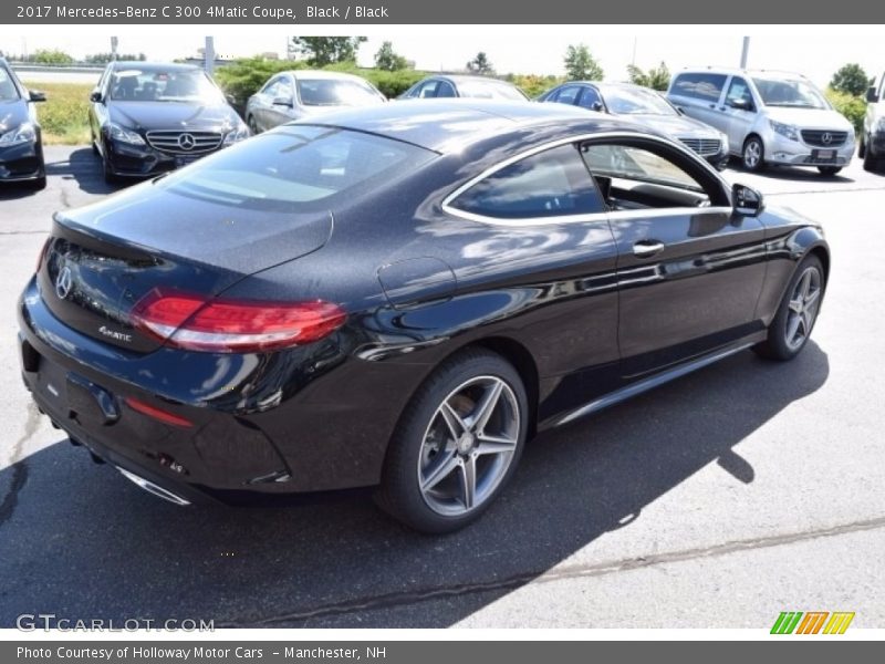 Black / Black 2017 Mercedes-Benz C 300 4Matic Coupe