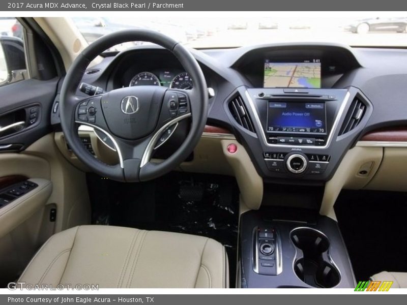 Crystal Black Pearl / Parchment 2017 Acura MDX Advance
