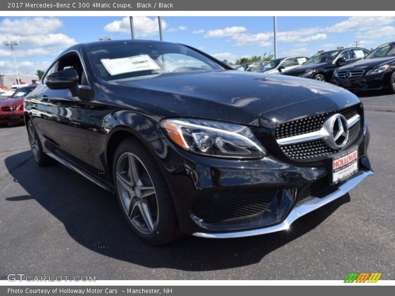 Black / Black 2017 Mercedes-Benz C 300 4Matic Coupe