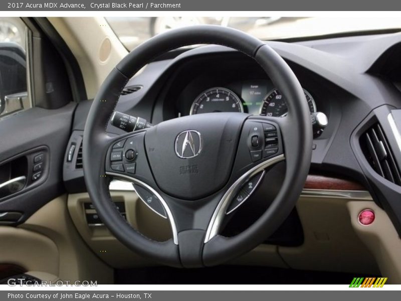 Crystal Black Pearl / Parchment 2017 Acura MDX Advance