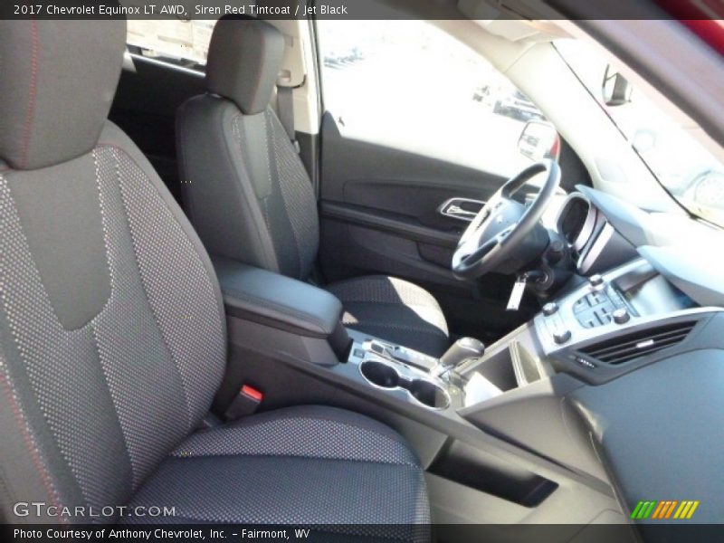 Siren Red Tintcoat / Jet Black 2017 Chevrolet Equinox LT AWD