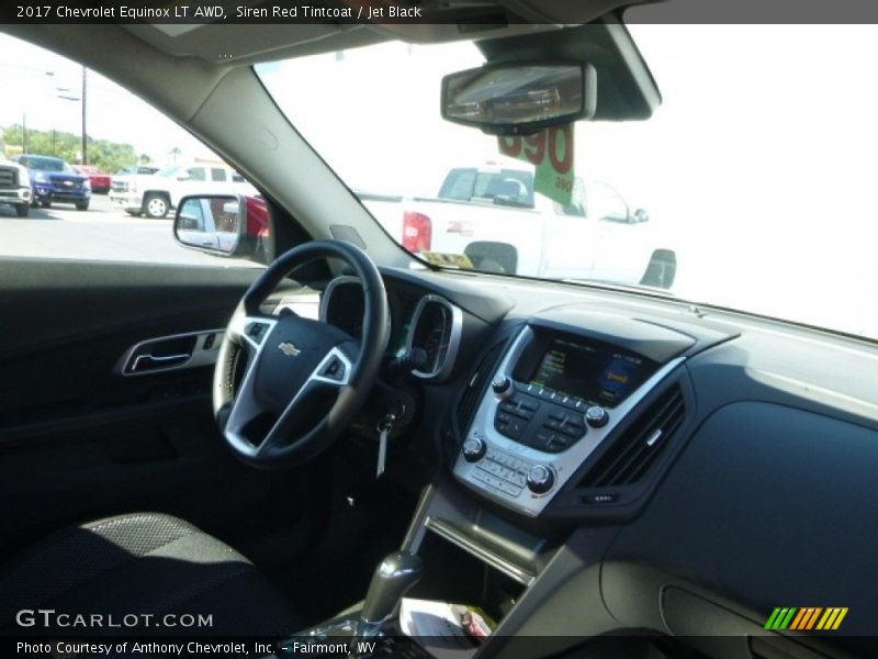 Siren Red Tintcoat / Jet Black 2017 Chevrolet Equinox LT AWD