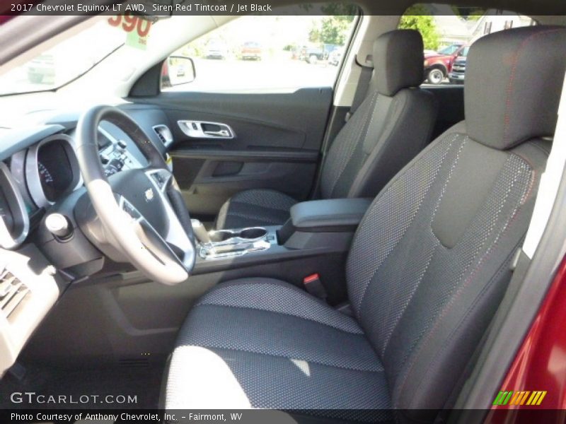 Siren Red Tintcoat / Jet Black 2017 Chevrolet Equinox LT AWD