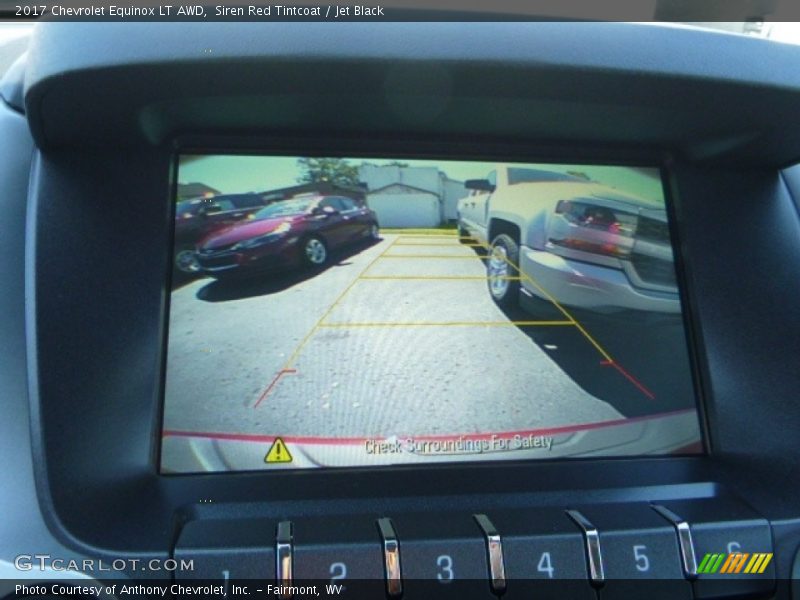 Siren Red Tintcoat / Jet Black 2017 Chevrolet Equinox LT AWD