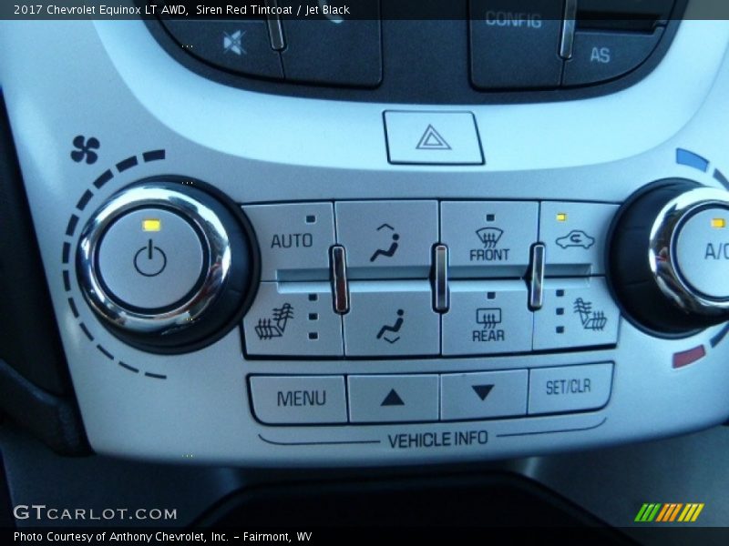 Siren Red Tintcoat / Jet Black 2017 Chevrolet Equinox LT AWD