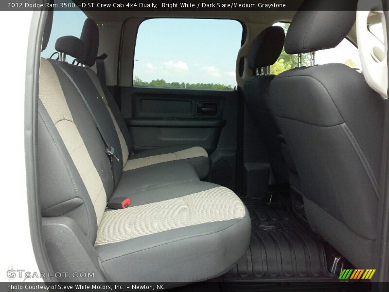 Bright White / Dark Slate/Medium Graystone 2012 Dodge Ram 3500 HD ST Crew Cab 4x4 Dually