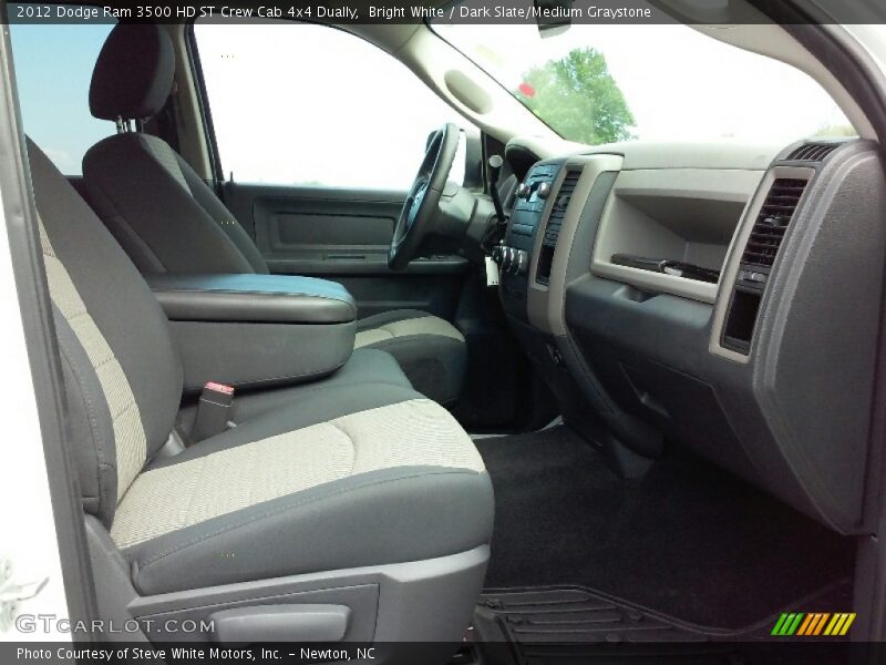 Bright White / Dark Slate/Medium Graystone 2012 Dodge Ram 3500 HD ST Crew Cab 4x4 Dually
