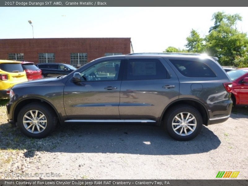 Granite Metallic / Black 2017 Dodge Durango SXT AWD