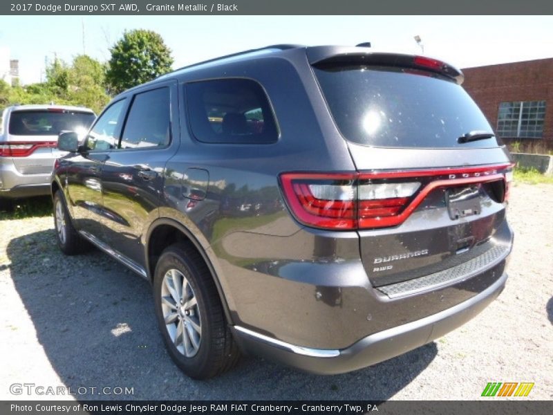 Granite Metallic / Black 2017 Dodge Durango SXT AWD