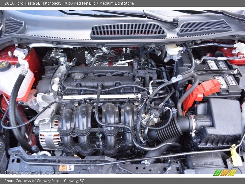  2016 Fiesta SE Hatchback Engine - 1.6 Liter DOHC 16-Valve Ti-VCT 4 Cylinder