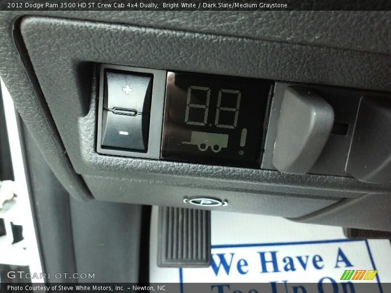 Bright White / Dark Slate/Medium Graystone 2012 Dodge Ram 3500 HD ST Crew Cab 4x4 Dually