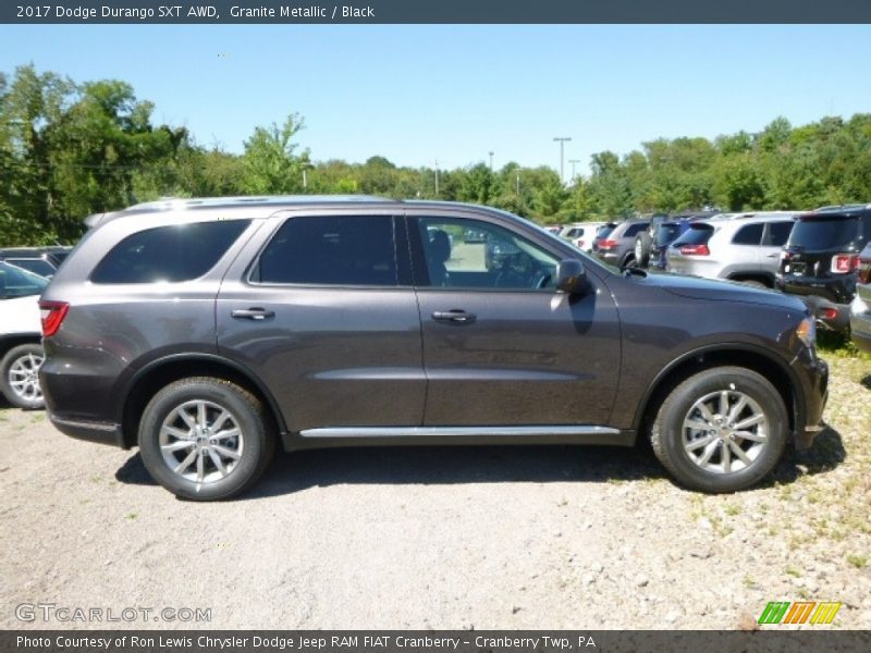 Granite Metallic / Black 2017 Dodge Durango SXT AWD