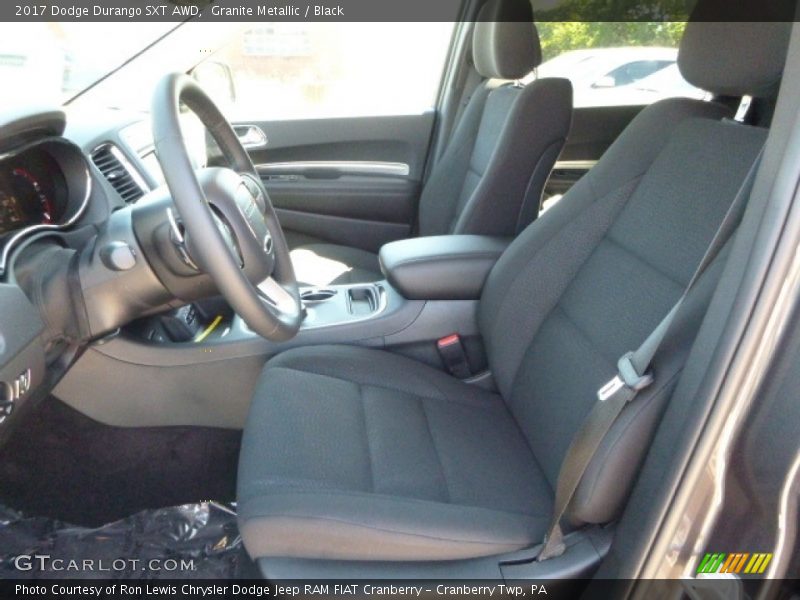 Granite Metallic / Black 2017 Dodge Durango SXT AWD