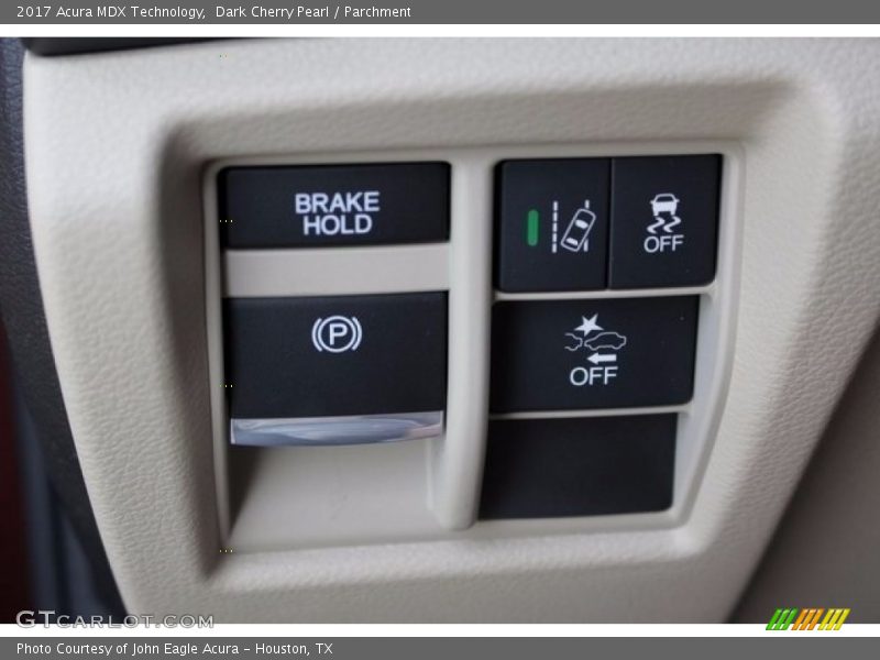 Dark Cherry Pearl / Parchment 2017 Acura MDX Technology