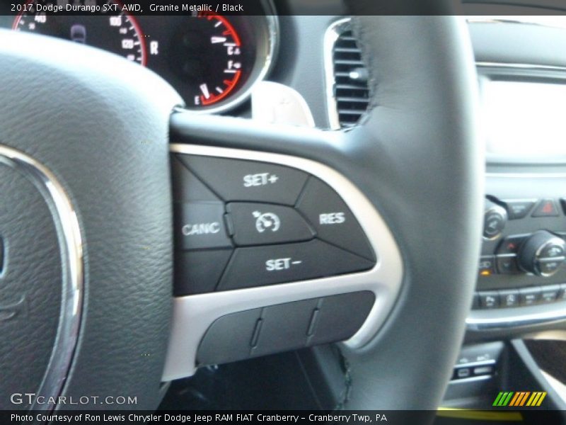 Granite Metallic / Black 2017 Dodge Durango SXT AWD