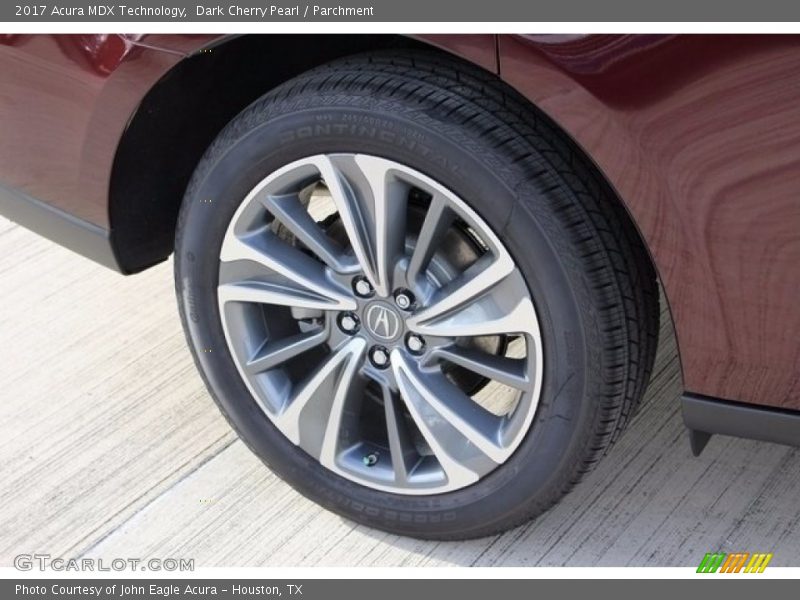 Dark Cherry Pearl / Parchment 2017 Acura MDX Technology