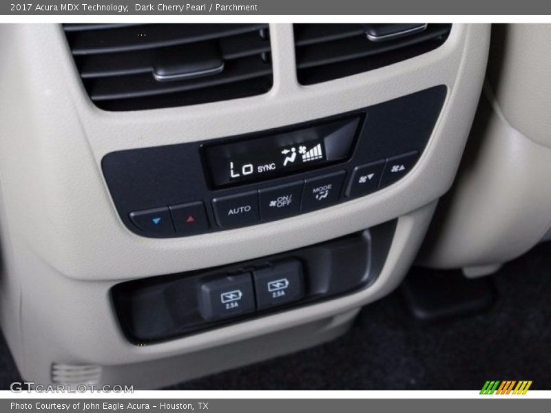Dark Cherry Pearl / Parchment 2017 Acura MDX Technology