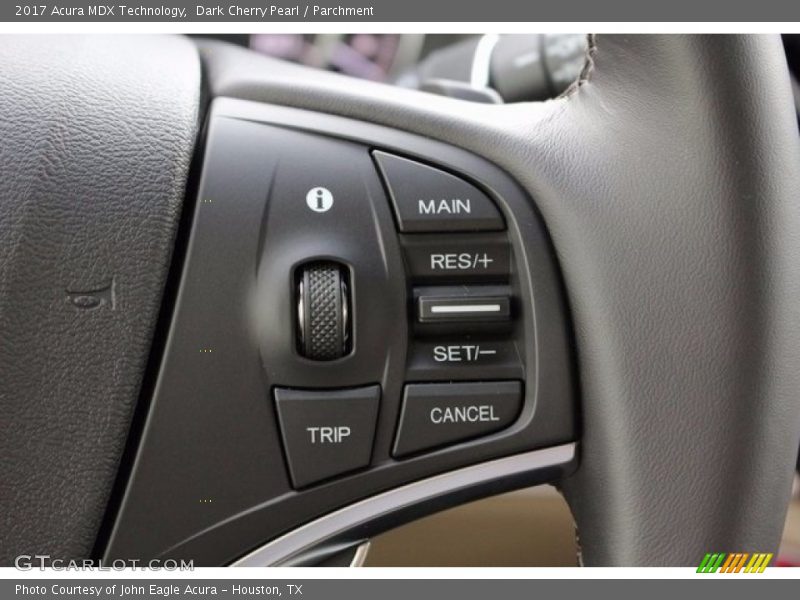 Dark Cherry Pearl / Parchment 2017 Acura MDX Technology