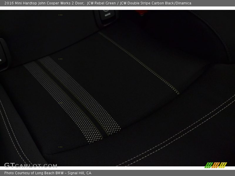 JCW Rebel Green / JCW Double Stripe Carbon Black/Dinamica 2016 Mini Hardtop John Cooper Works 2 Door