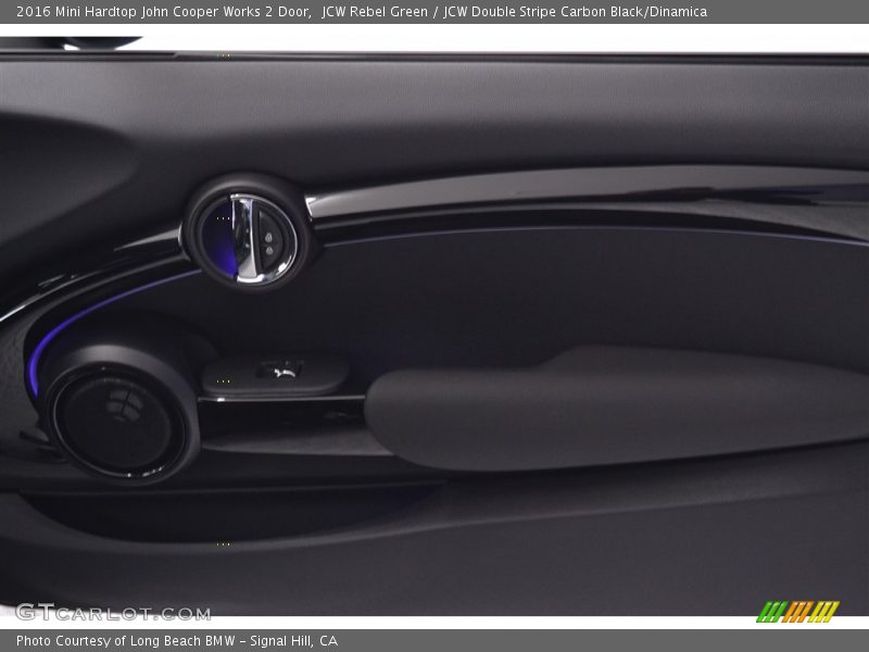 JCW Rebel Green / JCW Double Stripe Carbon Black/Dinamica 2016 Mini Hardtop John Cooper Works 2 Door