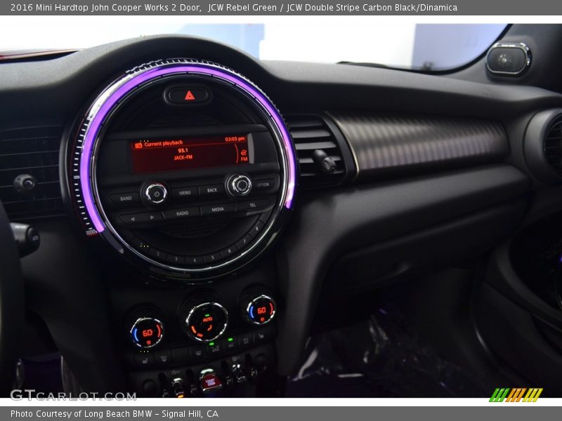 JCW Rebel Green / JCW Double Stripe Carbon Black/Dinamica 2016 Mini Hardtop John Cooper Works 2 Door