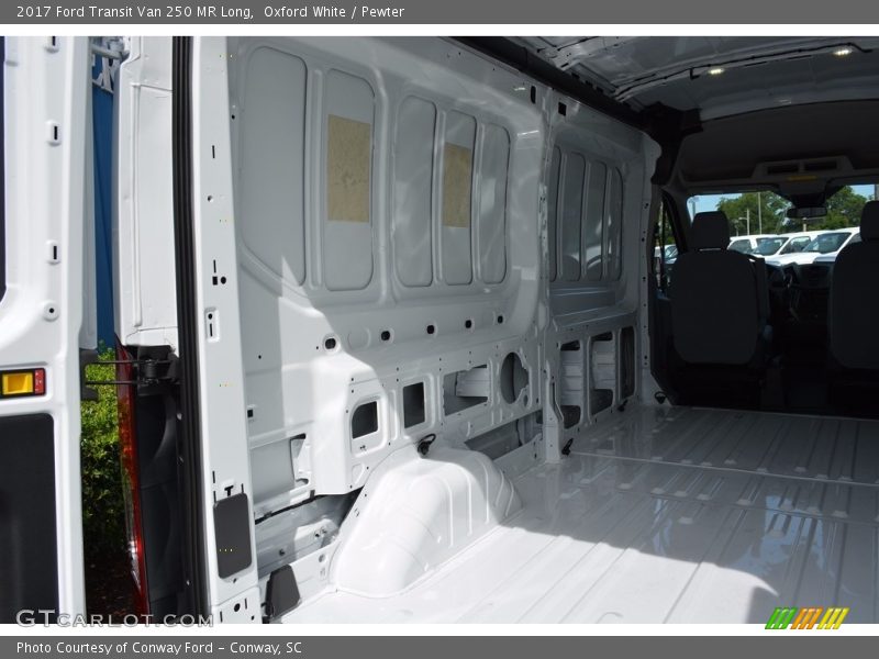 Oxford White / Pewter 2017 Ford Transit Van 250 MR Long