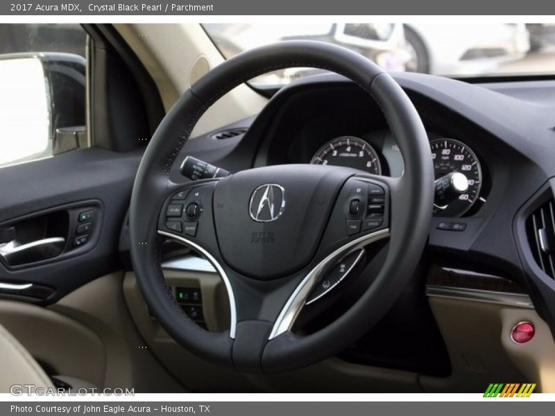 Crystal Black Pearl / Parchment 2017 Acura MDX
