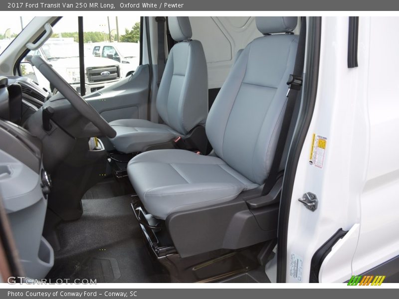 Front Seat of 2017 Transit Van 250 MR Long