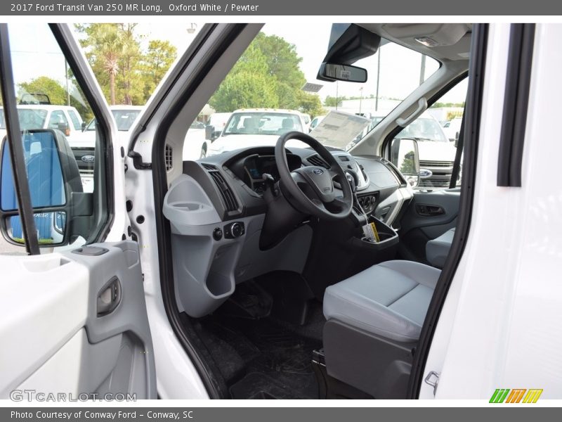  2017 Transit Van 250 MR Long Pewter Interior