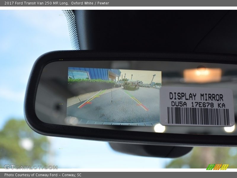Oxford White / Pewter 2017 Ford Transit Van 250 MR Long
