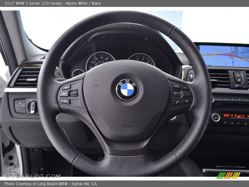 Alpine White / Black 2017 BMW 3 Series 320i Sedan