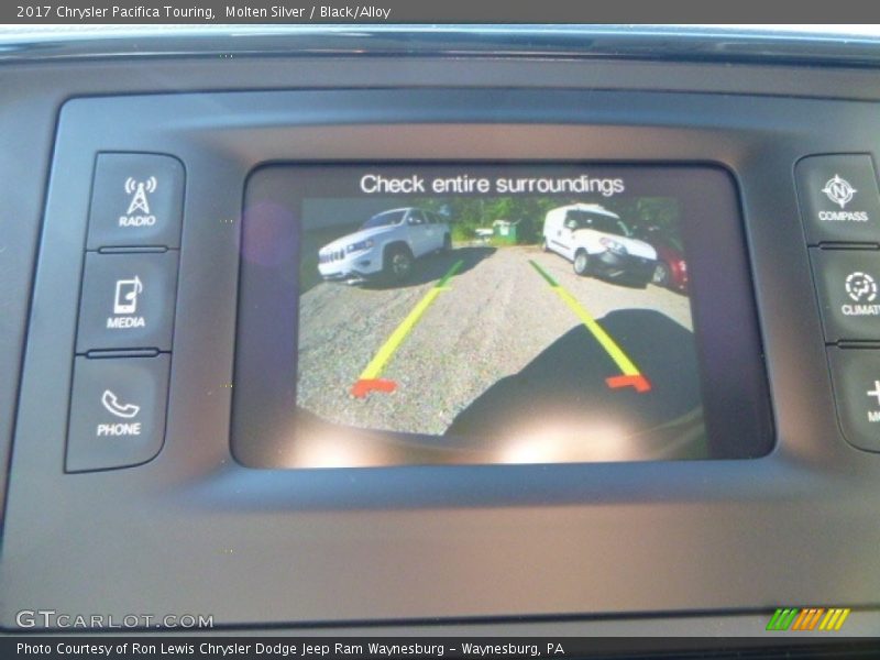 Molten Silver / Black/Alloy 2017 Chrysler Pacifica Touring