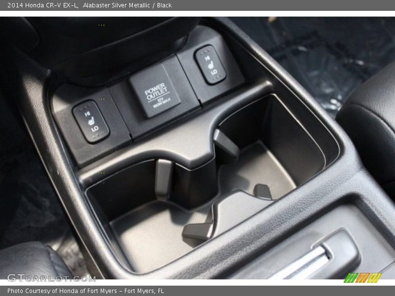 Alabaster Silver Metallic / Black 2014 Honda CR-V EX-L