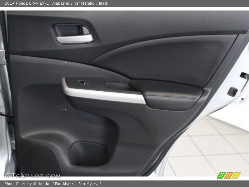 Alabaster Silver Metallic / Black 2014 Honda CR-V EX-L