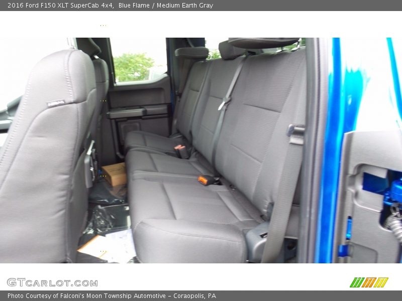 Blue Flame / Medium Earth Gray 2016 Ford F150 XLT SuperCab 4x4