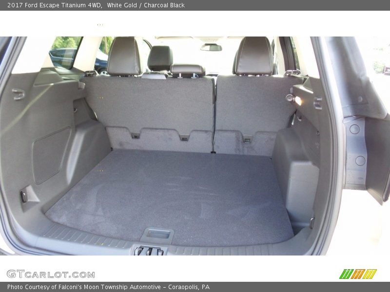 White Gold / Charcoal Black 2017 Ford Escape Titanium 4WD