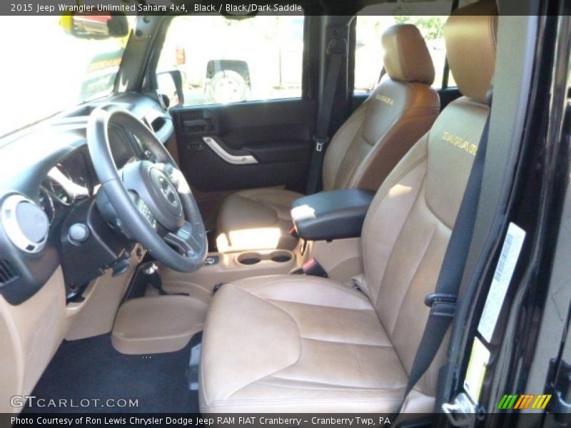 Black / Black/Dark Saddle 2015 Jeep Wrangler Unlimited Sahara 4x4