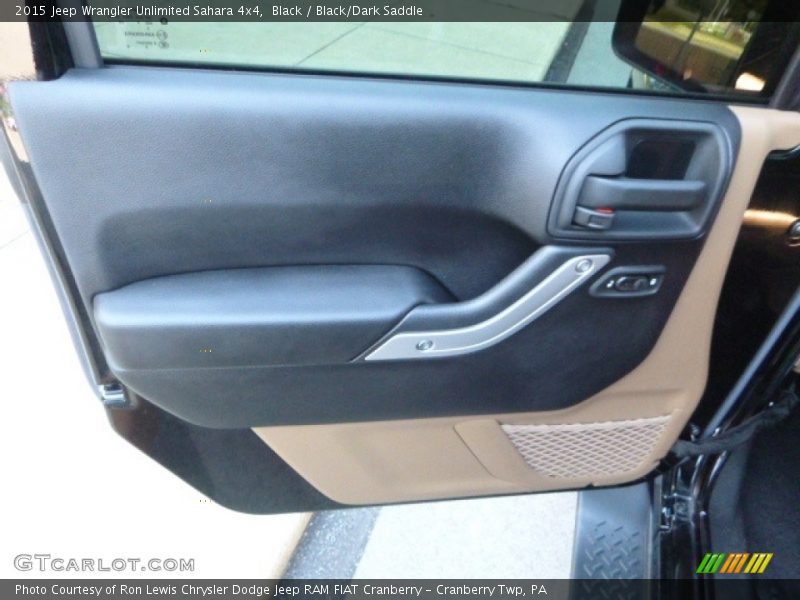 Black / Black/Dark Saddle 2015 Jeep Wrangler Unlimited Sahara 4x4