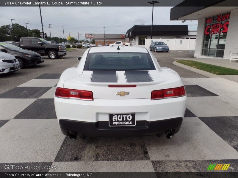 Summit White / Black 2014 Chevrolet Camaro LS Coupe