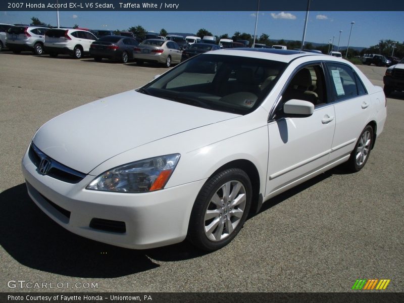 Taffeta White / Ivory 2007 Honda Accord EX-L V6 Sedan