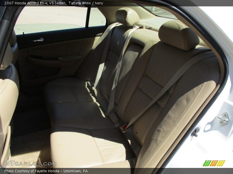 Taffeta White / Ivory 2007 Honda Accord EX-L V6 Sedan