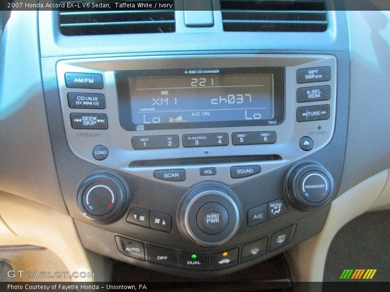 Taffeta White / Ivory 2007 Honda Accord EX-L V6 Sedan